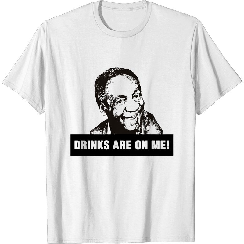 T-Shirt à Manches Courtes Bill Cosby pour Hommes - Noir — T-shirts pour hommes