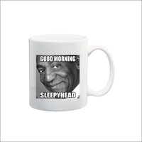 Good Morning Sleepy Head Coffee Mug 11 Oz — Mugs & Tumblers