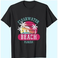 Clearwater Beach Florida Sunset Beaches T Shirt for Men — Mens T Shirts