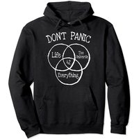 Hoodie Don't Panic 42 Réponse à la Vie, l'Univers et Tout Ça — Sweats à capuche pour hommes
