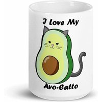Mug Avogato Cat - Mug en céramique tendance pour boissons chaudes et froides — Tasses et gobelets
