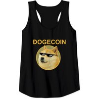 Dogecoin Logo Doge to the Moon Men's Tank Top