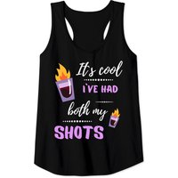 C'est Cool, J'ai eu Mes Deux Shots T-Shirt sans Manches pour Hommes — T-shirts pour hommes