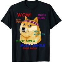Very Fitness Doge T-Shirt for Men - Black