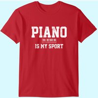 Piano Music Keyboard T-Shirt for Men