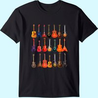 T-shirt Cute Guitar Rock N Roll pour hommes — T-shirts pour hommes