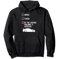 Car Guy In The Garage Building A Racecar Hoodie