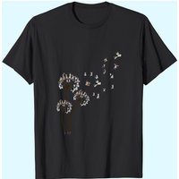 T-shirt Husky Flower Fly Pissenlit Amoureux des Chiens pour Hommes — T-shirts pour hommes