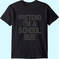 T-shirt de costume d'Halloween « Faites comme si j'étais un autobus scolaire » pour hommes — T-shirts pour hommes