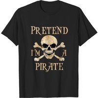 T-Shirt de Costume d'Halloween Facile - Pirate pour Hommes — T-shirts pour hommes