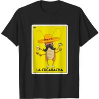 La Cucaracha Cockroach Taco & Beer Mexican Card Game T-Shirt — Mens T Shirts
