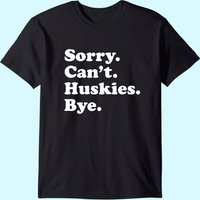 Husky T-Shirt for Men in Black — Mens T Shirts