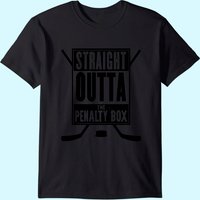 T-shirt Straight Outta The Penalty Box pour hommes — T-shirts pour hommes