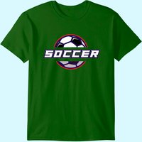T-Shirt de Supporter de Joueur de Soccer pour Hommes