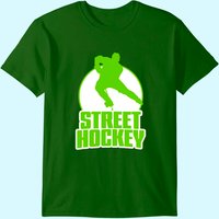 Street Hockey Player T-Shirt for Men