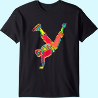 Break Dancing T Shirt for Men in Black — Mens T Shirts