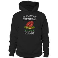 Tout ce que je veux pour Noël, c'est plus de rugby Hoodie Unisexe — Sweats à capuche pour hommes