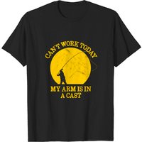 T-Shirt Pêcheur Design: Bras Dans Le Plâtre Pour Hommes — T-shirts pour hommes