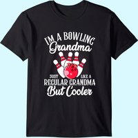 Bowling Grandma Novelty Tee for Men