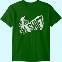 Oh Shift Mountain Biking T-Shirt for Men