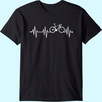 T-shirt Cycliste Cœur de Vélo pour Hommes — T-shirts pour hommes
