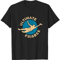 T-shirt Ultimate Frisbee pour hommes en noir — T-shirts pour hommes