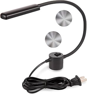 FAJ Magnetic LED Light 12-Inches Flexible Gooseneck Worklight — Led Desk Lamp
