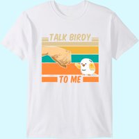 T-shirt Vintage Talk Birdy To Me pour hommes — T-shirts pour hommes