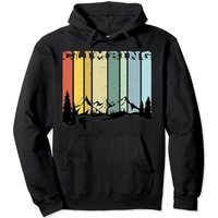 Rock Climbing Vintage Pullover Hoodie