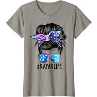 T-shirt Xln Messy Bun Kayak Mom pour hommes — T-shirts pour hommes
