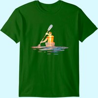 T-shirt Silhouette de Kayak pour Hommes — T-shirts pour hommes