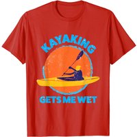 T-shirt Cadeau Halloween Noël Kayak Ça Me Rend Humide pour Hommes — T-shirts pour hommes
