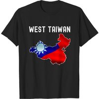 West Taiwan Shirt Define China T-Shirt for Men - Black