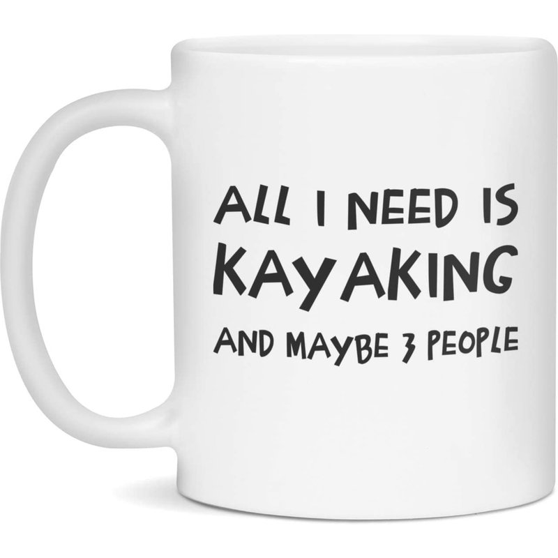 Kayaking Lover Mug - Perfect for Kayaking Enthusiasts — Mugs & Tumblers