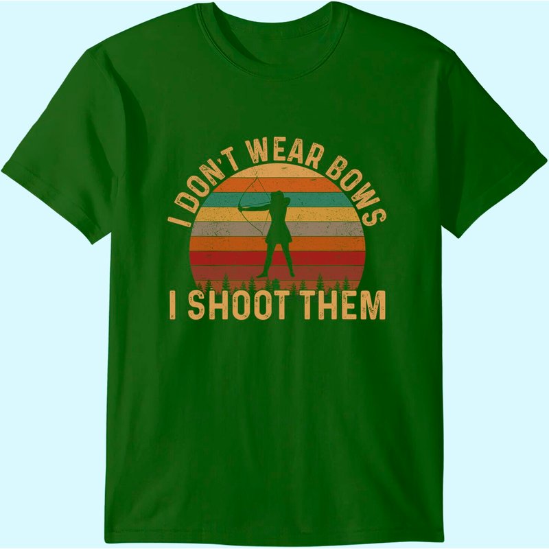 Je ne porte pas de nœuds, je les tire, T-shirt d'archerie pour hommes — T-shirts pour hommes
