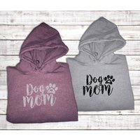 Dog Mom Hoodie for Unisex in Black