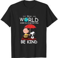 T-shirt Brown et Snoopy - Soyez Gentil - Vêtements pour hommes