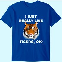T-Shirt Amusant pour Amateurs de Tigres