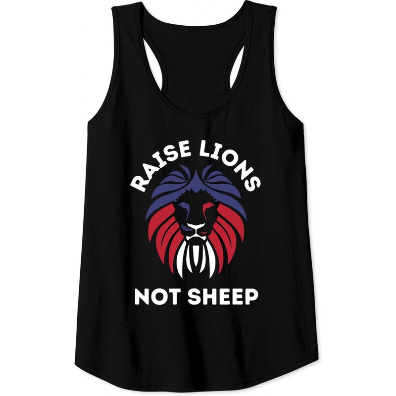 Débardeur Patriote Lion Raise Lions Not Sheep pour Hommes — T-shirts pour hommes