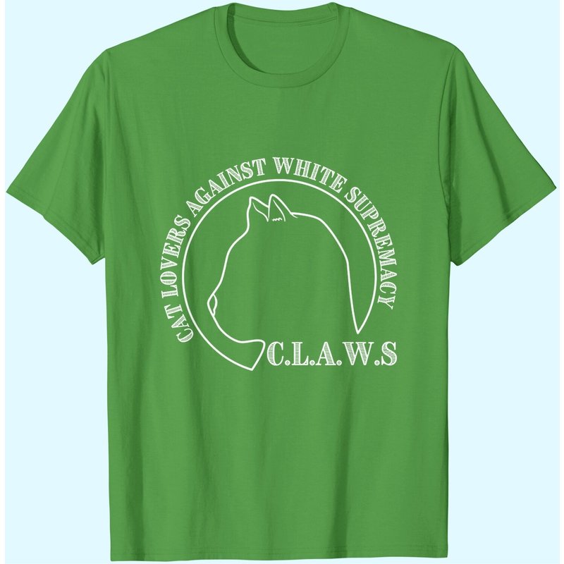 T-shirt Unisexe Cat Lovers Against White Supremacy