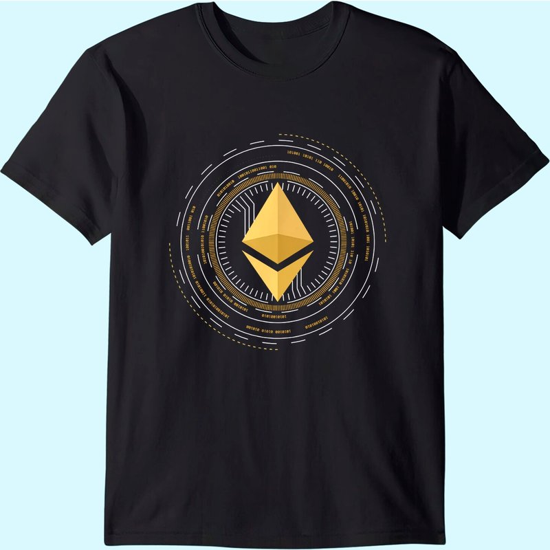 T-Shirt Ethereum Cryptocurrency Blockchain pour hommes — T-shirts pour hommes