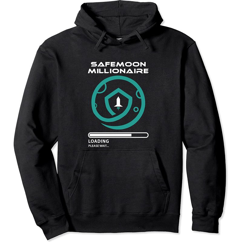 Hoodie Pullover Safemoon Millionaire Cryptocurrency Loading — Sweats à capuche pour hommes