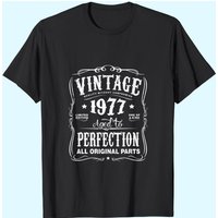 Vintage Made In 1977 Men's 46th Birthday T-Shirt
