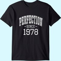 T-shirt d'anniversaire Vintage Perfection depuis 1978 pour hommes — T-shirts pour hommes