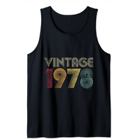 43rd Birthday Vintage 1978 Tank Top for Men