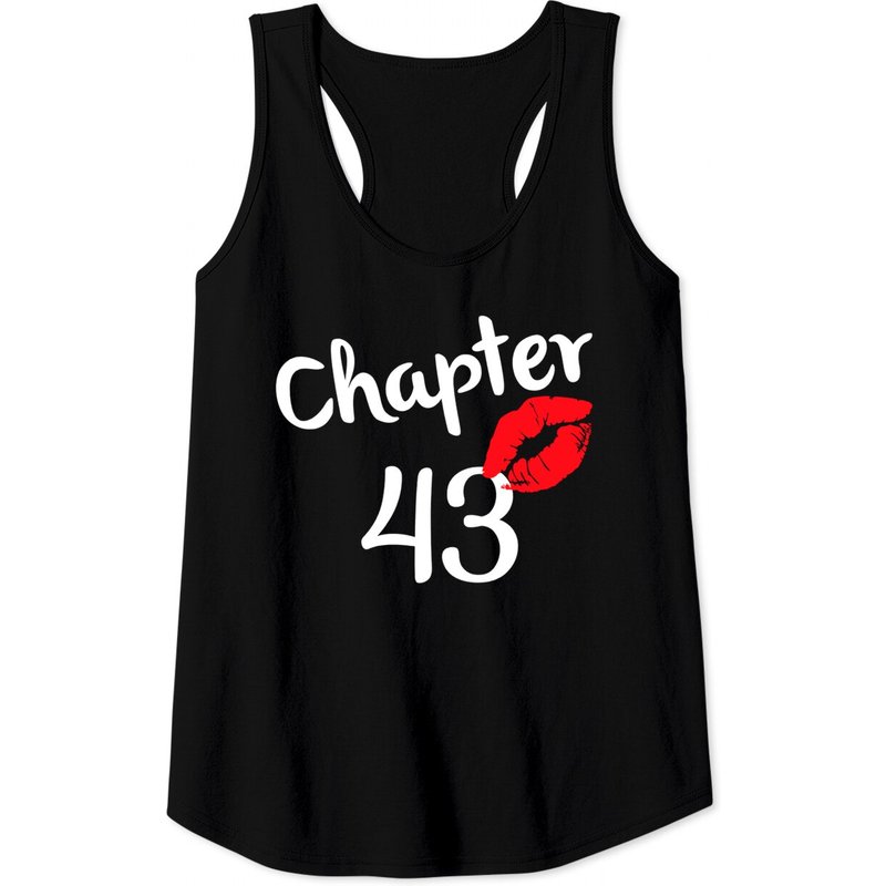 T-shirt sans manches Anniversaire Heureux 43 ans pour hommes — T-shirts pour hommes