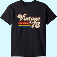 Vintage 1978 43rd Birthday T-Shirt for Men