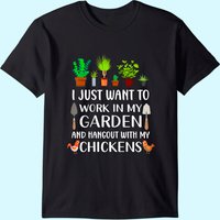T-shirt de jardinage pour hommes - Amateur de poules — T-shirts pour hommes