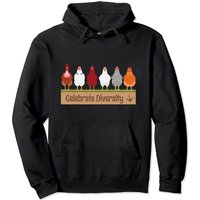 Celebrate Diversity Farm Pet Chicken Lovers Pullover Hoodie — Mens Hoodies