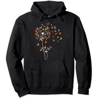 Dandelion Chicken Flower Floral Chickens Tree Lover Pullover Hoodie